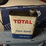 Bidon d'huile TOTAL Hors-Bord (© ebay.fr)