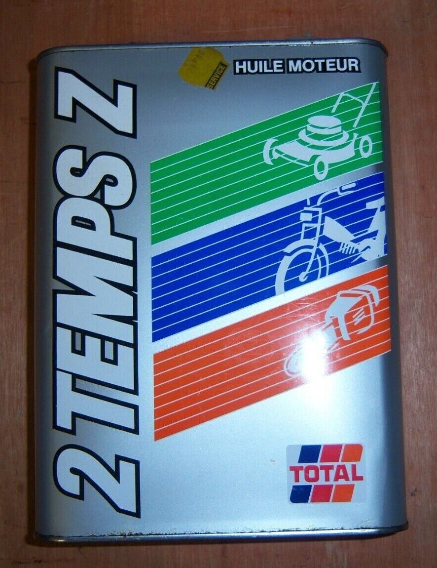 Bidon d'huile Total 2 Temps Z (© ebay.fr)