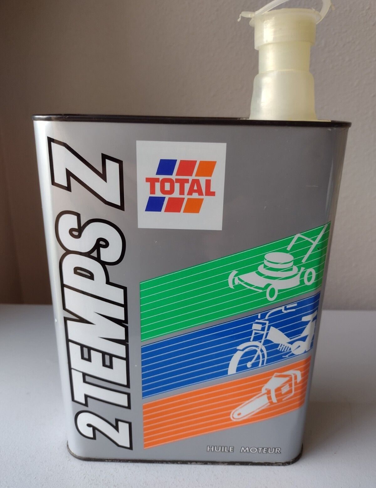 Bidon d'huile Total "2 Temps Z" (2) (© ebay.fr)