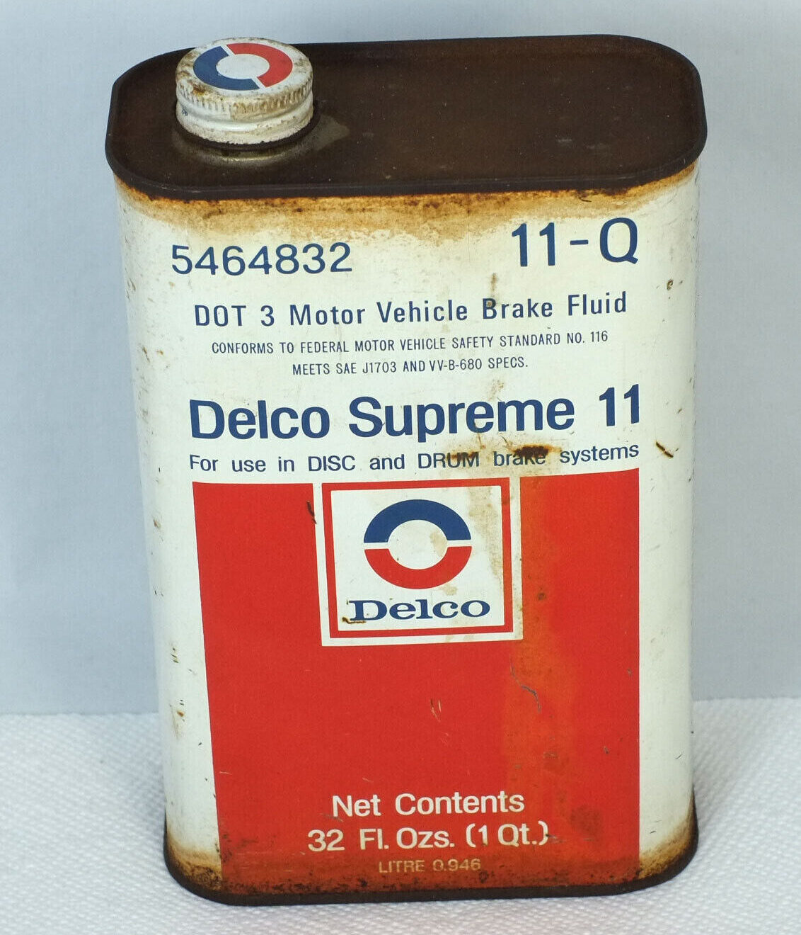 Liquide frein pour Delco « Supreme11 » GM (© ebay.fr)