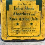 Ancien bidon d'huile Delco 1939 (© ebay.fr)