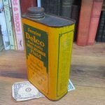 Ancien bidon d'huile Delco 1939 (© ebay.fr)