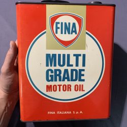 Bidon d'huile multi grade FINA (© ebay.fr)