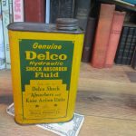 Ancien bidon d'huile Delco 1939 (© ebay.fr)