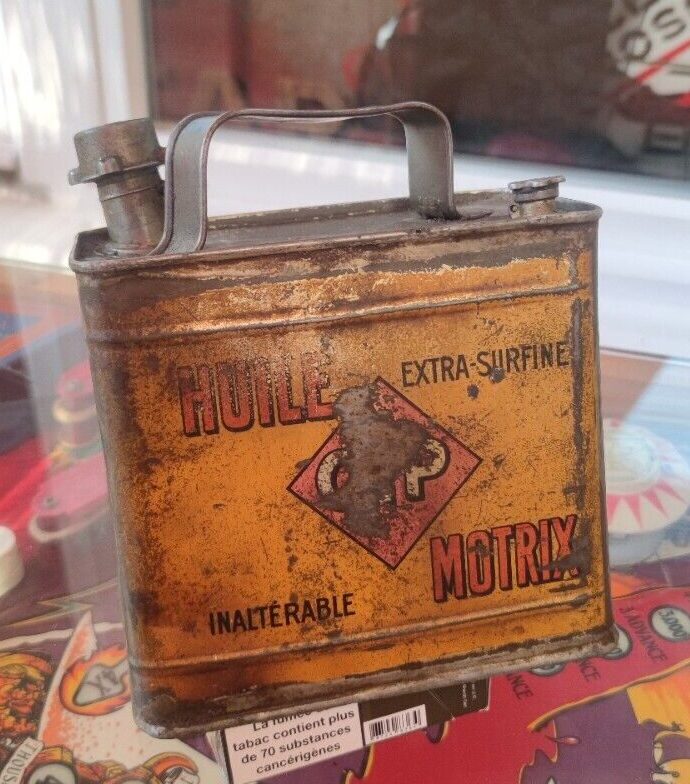 Rare bidon d'huile CIP Motrix (© ebay.fr)