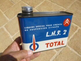 Bidon 1L d'huile Total pour suspension DS/ID (© ebay.fr)