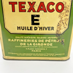 Bidon d'huile TEXACO (FR) type "E, Huile d'hiver" (© ebay.fr)