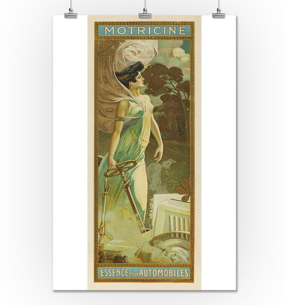 Motricine Affiche Vintage France c. 1900 (© walmart.com)