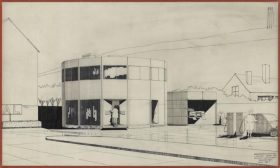 Dessin station Total "Jean Prouvé" (© stationprouve.com)