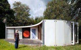 La maison ronde conçu par l'Ariégeois, Serge Binotto, avait inspiré le groupe Total. (© ladepeche.fr)