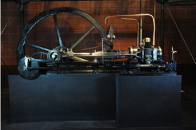 Moteur Lenoir (© Musée des arts et métiers, Cnam / Photo Michèle Favareille Droits réservés - Pour tout usage, consulter la banque d'images)