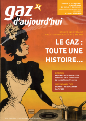 Première de couverture de "Gaz d'aujourd'hui" d'Avril-Juin 2016 (© gazdaujourdhui.fr)