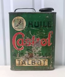 Bidon d'huile CASTROL - « TALBOT »