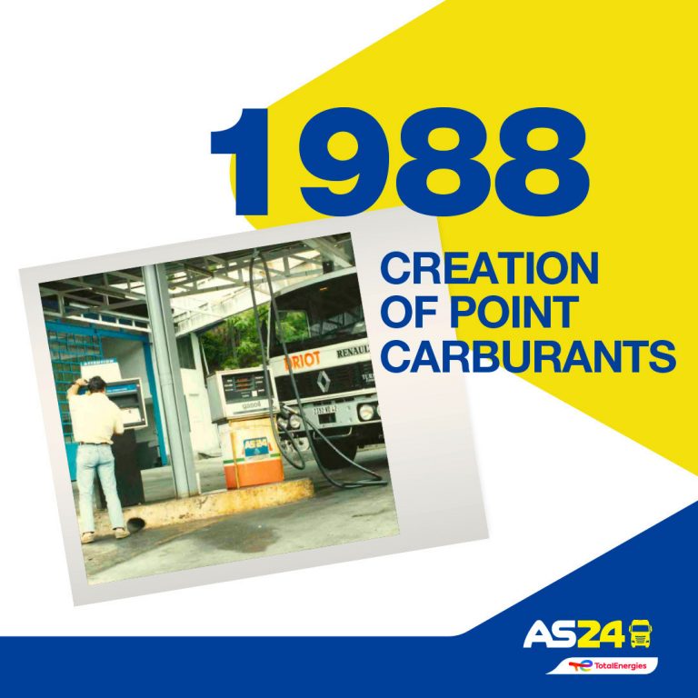 1988 : création de «Point de Carburants» (© Facebook AS24Stations)