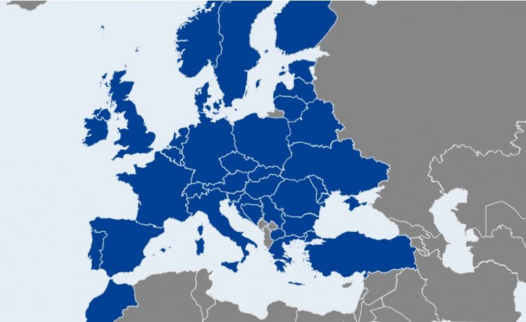 Carte du réseau AS24 : Une présence réseau dans 29 pays d’Europe (© as24.com)
