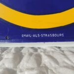 Plaque émaillée CITROËN "AGENCE 691" (© rouleetvintage.net)