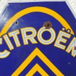 Plaque émaillée CITROËN "AGENCE 691" (© rouleetvintage.net)