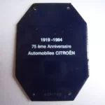 Plaque émaillée Citroën "CONCESSIONNAIRE EXCLUSIF" (© ebay.fr)