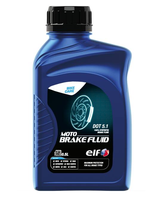 Fluide ELF MOTO BRAKE FLUID DOT 5.1 0,5L (© totalenergies.com)