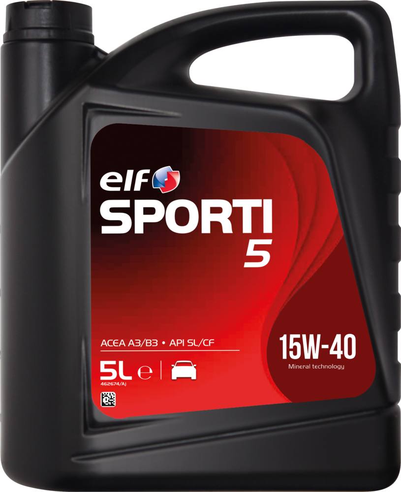 Huile ELF SPORTI 5 15W-40 5L (© elf.com)