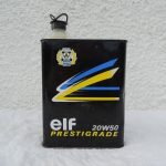 Bidon ELF PRESTIGRADE 20W50 (1992) (© rouleetvintage.net)