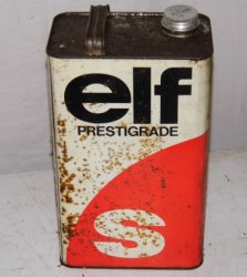 Bidon huile ELF Prestigrade S (© depotdachille.fr)