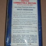 Liquide de frein Delco « super 9 » (autre exemplaire) (© ebay.fr)