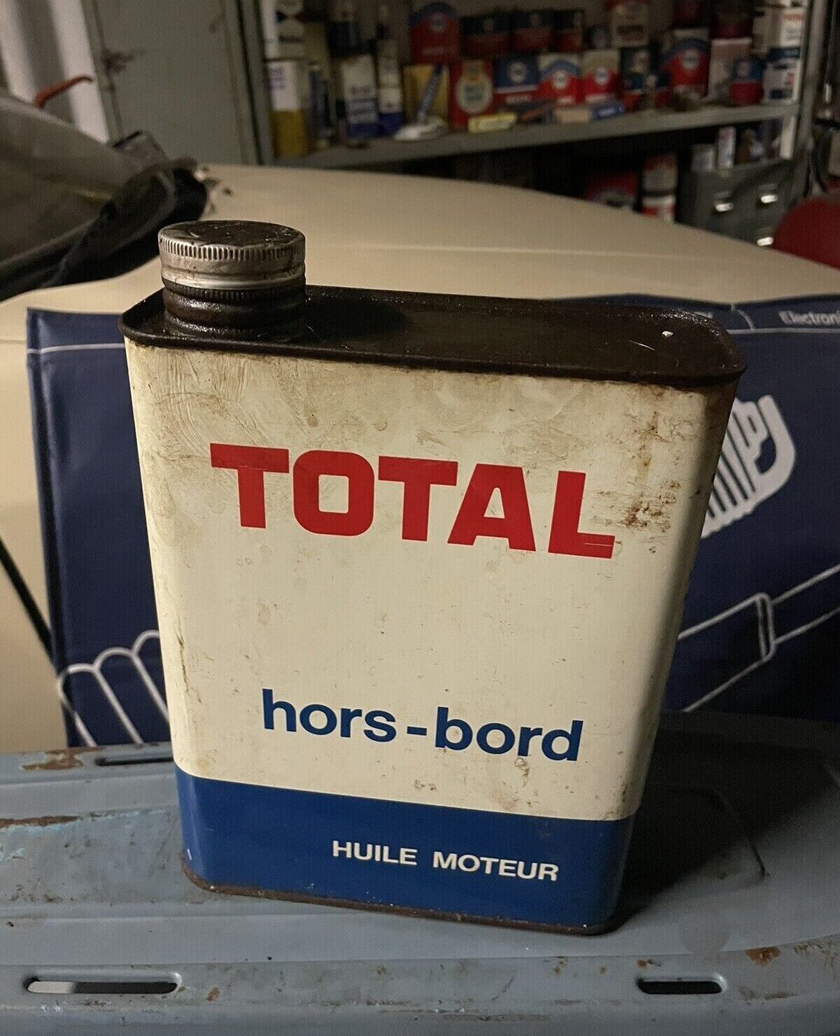 Bidon d'huile TOTAL Hors-Bord (© ebay.fr)