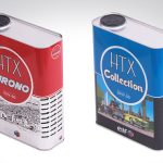 Bidons d'huiles ELF HTX CHRONO / HTX COLLECTION (© kyrriel.fr)