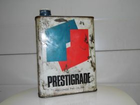 Bidon huile ELF Prestigrade préconisé par CALTEX (© depotdachille.fr)