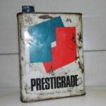 Bidon huile ELF Prestigrade préconisé par CALTEX (© depotdachille.fr)