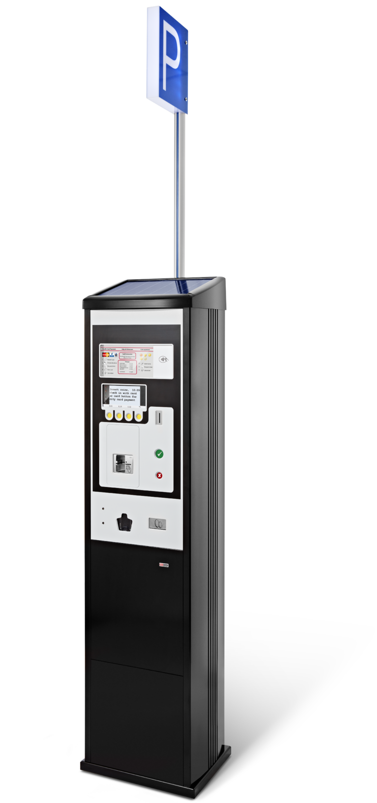 Parcmètre Citea standard avec bouclier (© Hectronic.us)