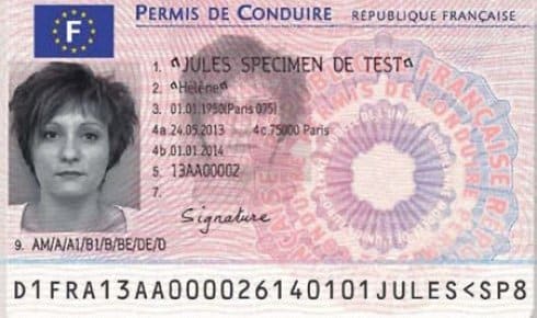 Format de permis de conduire en vigueur depuis 2013