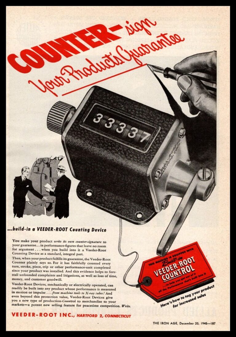 Veeder-Root Counter de 1945