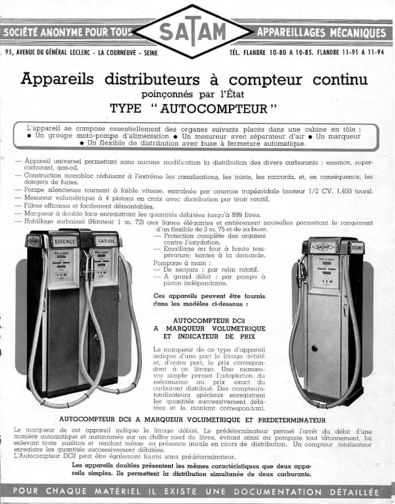 Brochure SATAM des années 50 (DC8...)