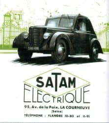Satam Electrique 1941 (affiche / Facebook)