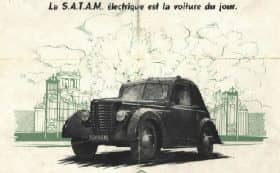 «La S.A.T.A.M. électrique est la voiture du jour.» (© carcatalog1.free.fr)