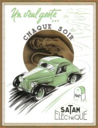 Pub SATAM ELECTRIQUE (© boursinp.free.fr)