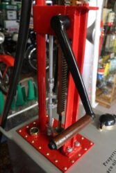 Pompe mobile Tokheim 15, aux couleurs de Texaco, 1913 (© xxxxantiques.com.au)