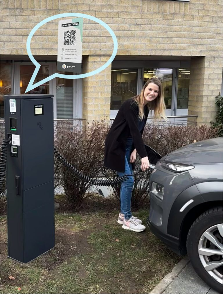 Charger un VE et payer avec TWINT (© hectronic.com)