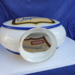 Globe (original) Atlantic Imperial, 3 parties, entièrement en verre (© automobilia-uk.com)