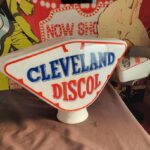 Globe en verre CLEVELAND Discol ORIGINAL (© automobilia-uk.com)