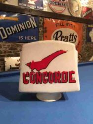 Globe de pompe à essence Concorde (© ukrestoration.com)