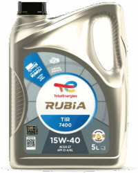 TotalEnergies RUBIA TIR 7400 15W-40 (5L) (© totalenergies.com)