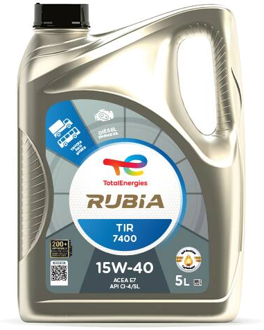 TotalEnergies RUBIA TIR 7400 15W-40 (5L) (© totalenergies.com)
