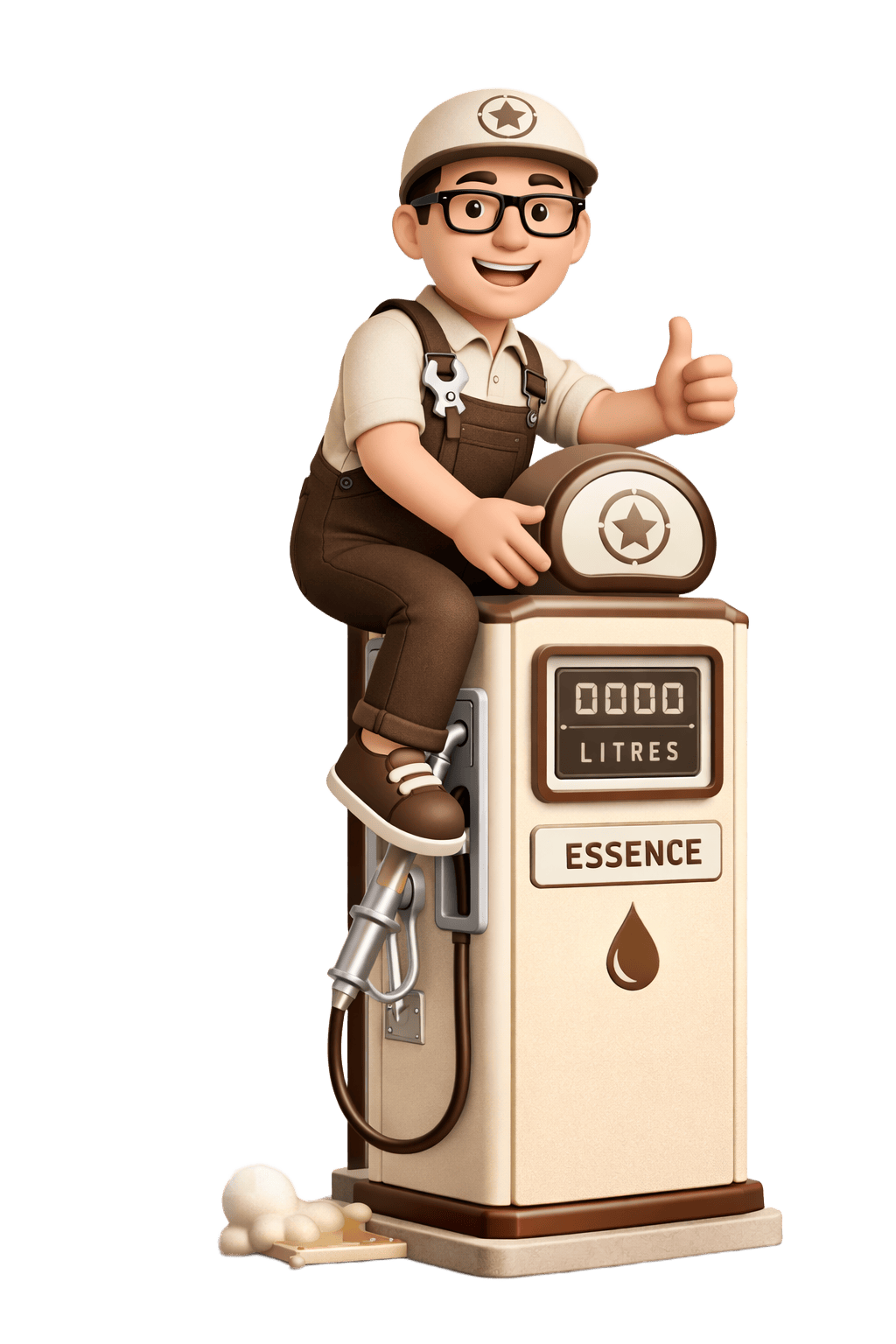 Technicien sur pompe