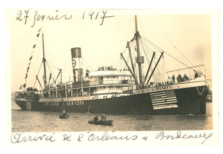 27 fevrier 1917 : arrivé de l’Orléans à Bordeau
