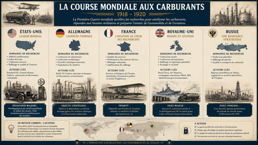La révolution des carburants en 1918-1920 ( © ChatGPT Image)