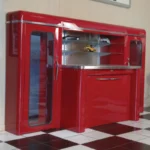 Poste de travail Shure avec fenêtres supplémentaires (© servicemerchandisers.com)